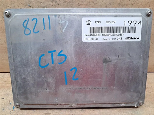 Computadora De Motor Ecm Pcm Cadillac Cts 2012 3.6l 8211, foto 1